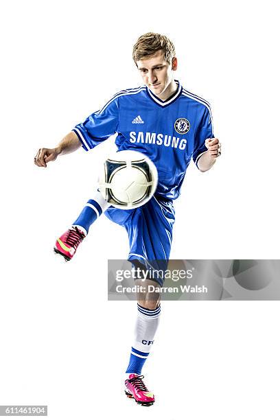 Chelsea's Marko Marin during the Adidas new Chelsea FC kit shoot at Cobham Training Ground