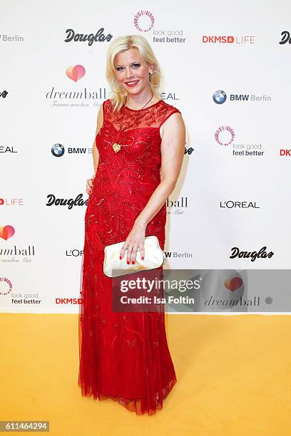 German actress Eva Habermann attends the Dreamball 2016 at Ritz Carlton on September 29, 2016 in Berlin, Germany.