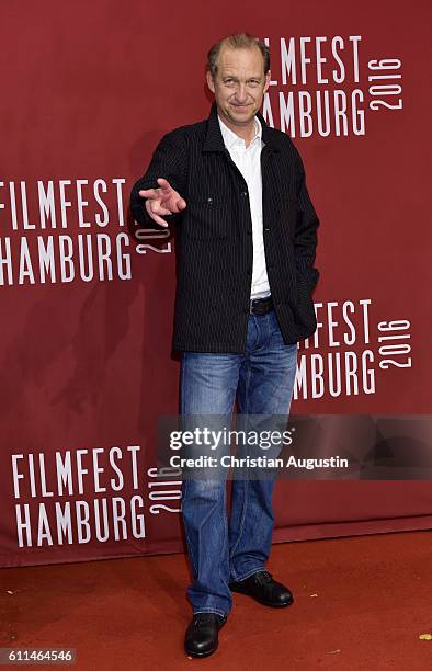 Peter Heinrich Brix attends the premiere of 'Amerikanisches Idyll' during the opening night of Hamburg Film Festival 2016 on September 29, 2016 in...
