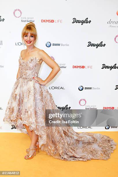 German actress Susan Sideropoulos attends the Dreamball 2016 at Ritz Carlton on September 29, 2016 in Berlin, Germany.