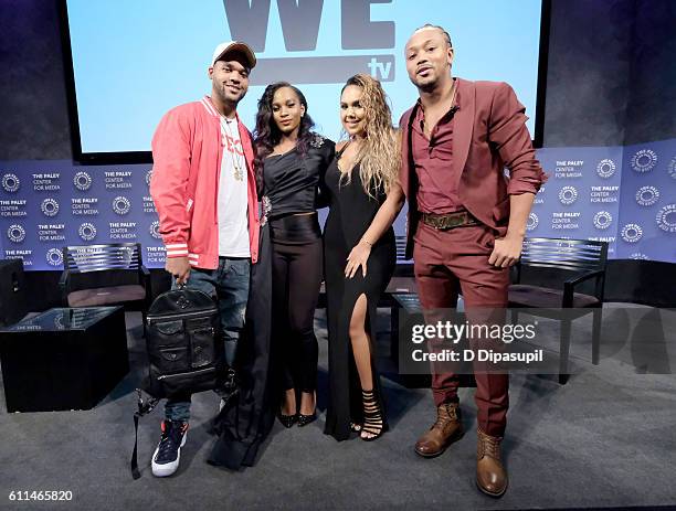 Boogie Dash, Egypt Criss, Kristinia DeBarge and Romeo Miller attend WE tv's Growing Up Hip Hop Season 2 Premiere Screening And After Party on...