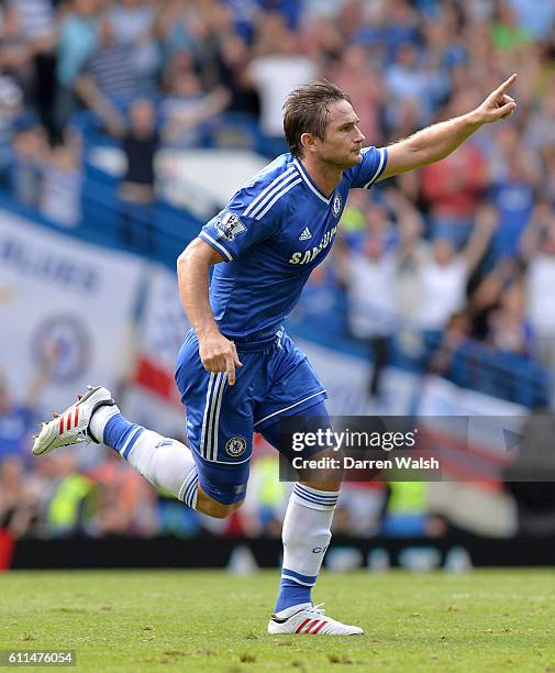 Chelsea's Frank Lampard celebrates scoring his side's second goal of the game