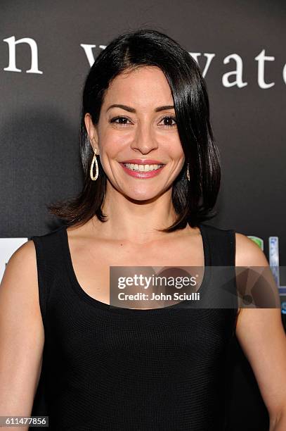 Actress Emmanuelle Vaugier attends John Varvatos + OUT Support the Gay Men's Chorus of LA on September 29, 2016 in Los Angeles, California.