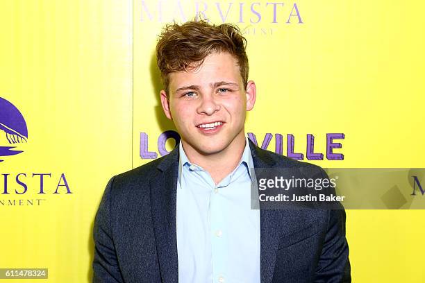 Actor Jonathan Lipnicki attends the premiere of Marvista Entertainment's "Loserville" at ArcLight Hollywood on September 29, 2016 in Hollywood,...
