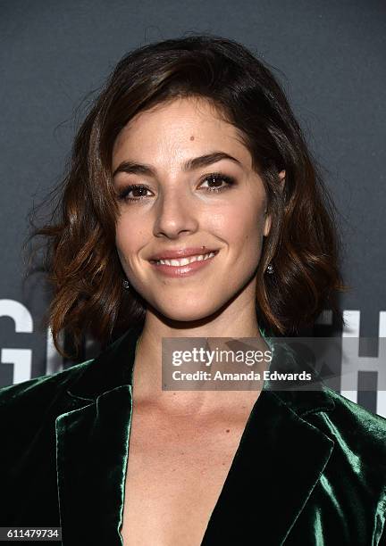 Actress Olivia Thirlby arrives at the premiere of Amazon's "Goliath" at The London West Hollywood on September 29, 2016 in West Hollywood, California.