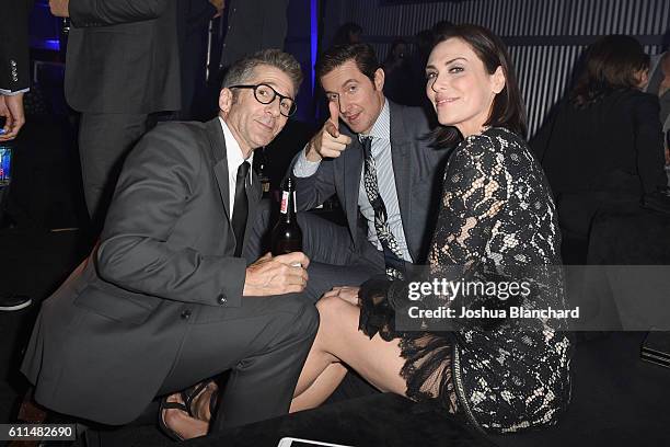 Actors Leland Orser, Richard Armitage and Michelle Forbes attend EPIX "Berlin Station" LA premiere at Milk Studios on September 29, 2016 in Los...