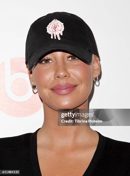 Amber Rose attends the SlutWalk Festival press conference at Four Seasons Hotel Los Angeles at Beverly Hills on September 29, 2016 in Los Angeles,...