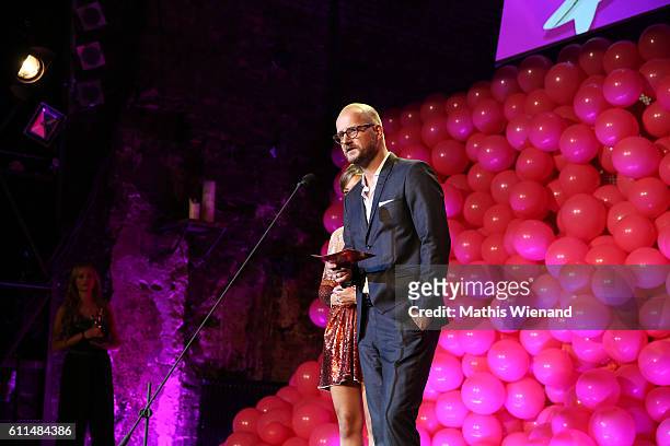 Tim Afferd attends the InTouch Awards 'Icons & Idols' at Nachtresidenz on September 29, 2016 in Duesseldorf, Germany.