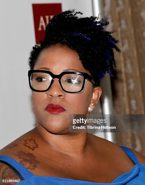 Frenchie Davis attends the SlutWalk Festival press conference at Four Seasons Hotel Los Angeles at Beverly Hills on September 29, 2016 in Los...