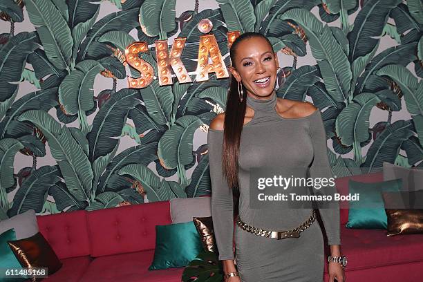 Mel B attends a private dinner at the home of Jonas Tahlin, CEO Absolut Elyx on September 29, 2016 in West Hollywood, California.