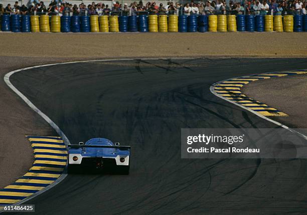 The Team Sauber Mercedes Mercedes Benz C11 driven by Kurt Thiim , Jonathan Palmer and Stranley Dickens during the FIA World Sportscar Championship 24...