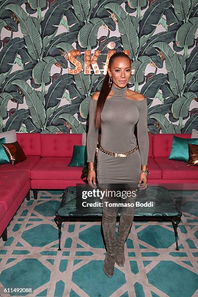 Mel B attends a private dinner at the home of Jonas Tahlin, CEO Absolut Elyx on September 29, 2016 in West Hollywood, California.