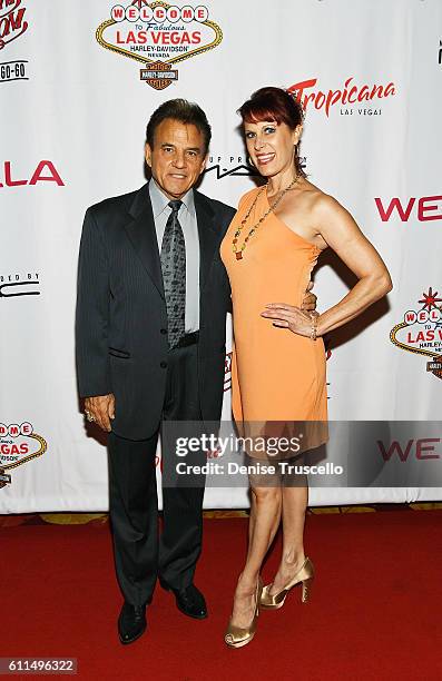 Tony Sacca arrives at the "Cherry Boom Boom" grand opening at the Tropicana Theater at Tropicana Las Vegas on September 29, 2016 in Las Vegas, Nevada.