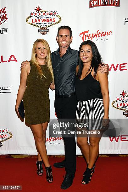 Guests arrive at the "Cherry Boom Boom" grand opening at the Tropicana Theater at Tropicana Las Vegas on September 29, 2016 in Las Vegas, Nevada.