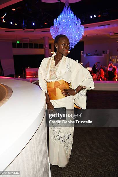 Sharon Ferfuson attends the "Cherry Boom Boom" grand opening at the Tropicana Theater at Tropicana Las Vegas on September 29, 2016 in Las Vegas,...