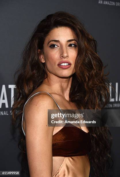 Actress Tania Raymonde arrives at the premiere of Amazon's "Goliath" at The London West Hollywood on September 29, 2016 in West Hollywood, California.