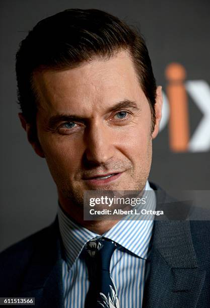 Actor Richard Armitage arrives for the Premiere Of EPIX's "Berlin Station" held at Milk Studios on September 29, 2016 in Hollywood, California.