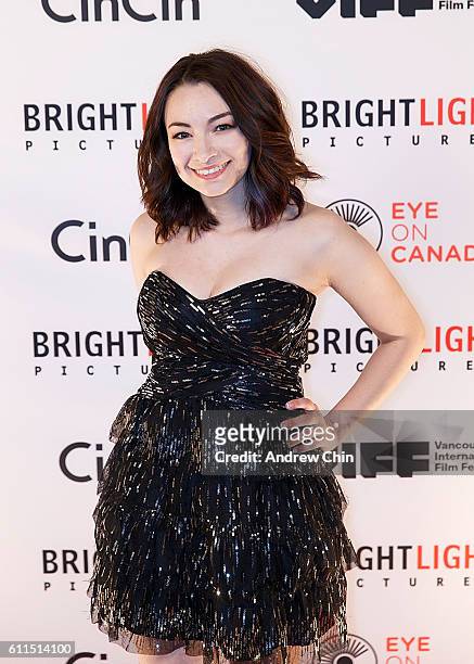 Canadian actress Jodelle Ferland attends Brightlight Pictures' VIFF Red Carpet Party at CinCin on September 29, 2016 in Vancouver, Canada.