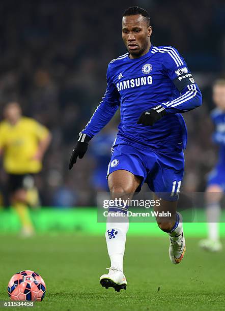 Chelsea's Didier Drogba in action.