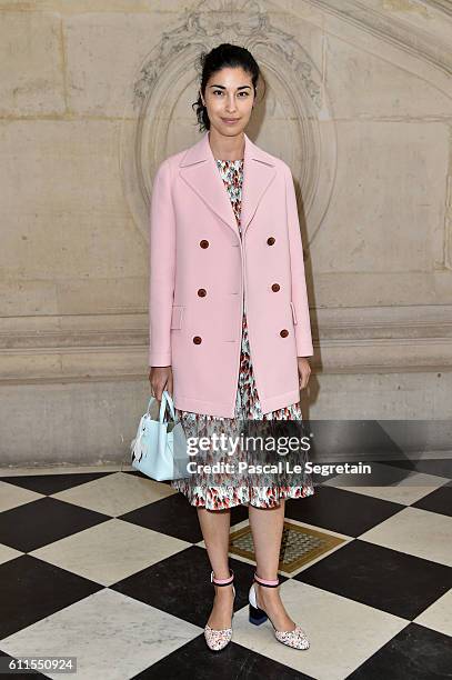 Caroline Issa attends the Christian Dior show of the Paris Fashion Week Womenswear Spring/Summer 2017 on September 30, 2016 in Paris, France.