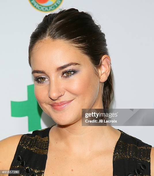 Actress Shailene Woodley attends the Global Green 20th Anniversary Environmental Awards on September 29, 2016 in Los Angeles, California.