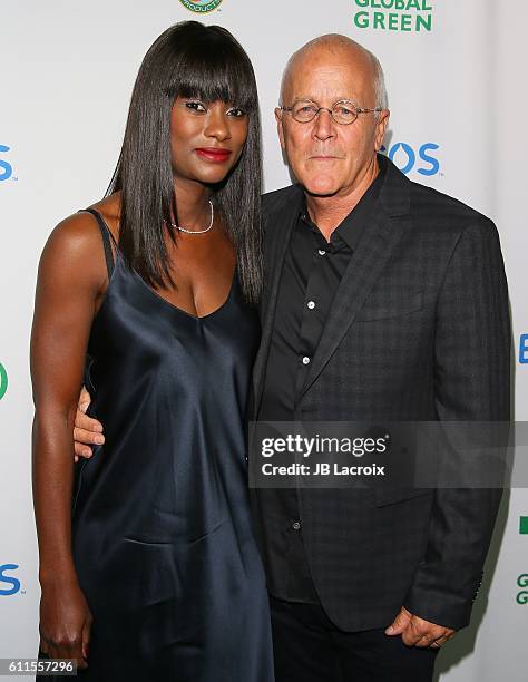 Maryan Picard and John Picard attend the Global Green 20th Anniversary Environmental Awards on September 29, 2016 in Los Angeles, California.