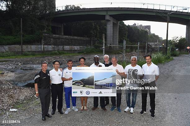 Christian Purslow, Managing Director, Chelsea FC, Hideto Katsuragawa, President of Tyre Company, Yokohama Rubber Company, Eden Hazard Chelsea FC...