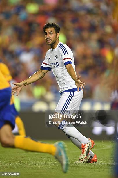 Chelsea's Cesc Fabregas during a Pre Season Friendly match between Barcelona and Chelsea at FedEx Field on 28th July 2015 in Washington, USA.