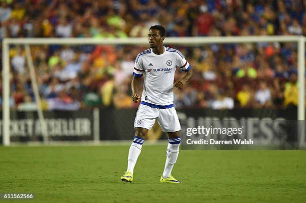 Chelsea's Nathaniel Chalobah during a Pre Season Friendly match between Barcelona and Chelsea at FedEx Field on 28th July 2015 in Washington, USA.