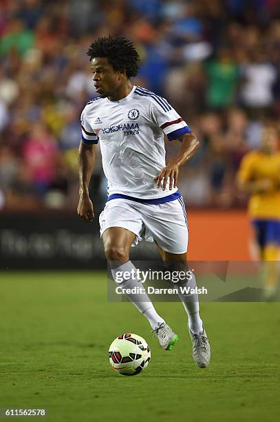 Chelsea's Loic Remy during a Pre Season Friendly match between Barcelona and Chelsea at FedEx Field on 28th July 2015 in Washington, USA.