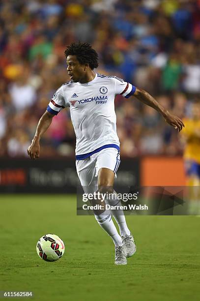 Chelsea's Loic Remy during a Pre Season Friendly match between Barcelona and Chelsea at FedEx Field on 28th July 2015 in Washington, USA.