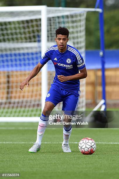 Chelsea's Jake Clarke-Salter during a friendly match between Chelsea Under 21 and Brentford Under 21 at the Cobham Training Ground on 21st August...