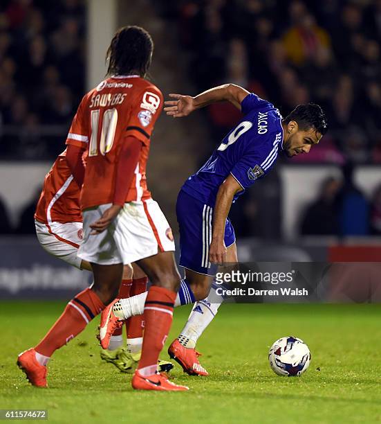 Chelsea's Radamel Falcao in action