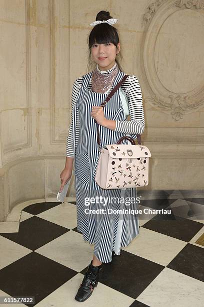 Susie Lau attends the Christian Dior show as part of the Paris Fashion Week Womenswear Spring/Summer 2017 on September 30, 2016 in Paris, France.