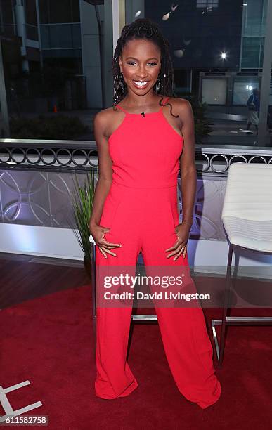 Actress Shanola Hampton visits Hollywood Today Live at W Hollywood on September 30, 2016 in Hollywood, California.