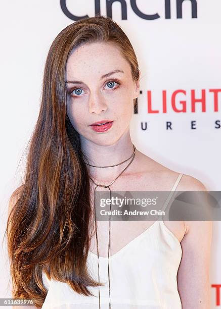 Canadian actress Kacey Rohl attends Brightlight Pictures' VIFF Red Carpet Party at CinCin on September 29, 2016 in Vancouver, Canada.