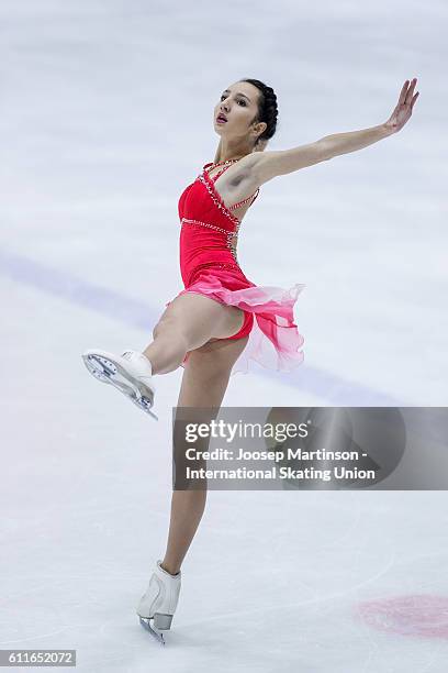 Polina Tsurskaya of Russia competes during the Junior Ladies Free Skating on day two of the ISU Junior Grand Prix of Figure Skating on September 30,...