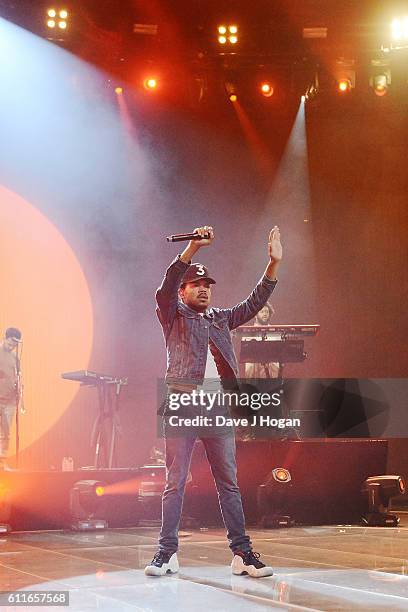 Chance the Rapper performs at the Apple Music Festival at The Roundhouse on September 30, 2016 in London, England.
