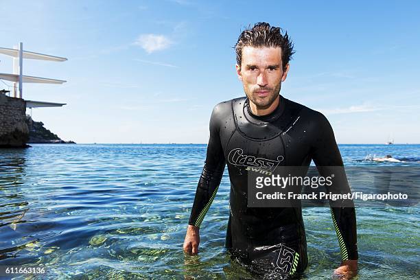 World champion snorkeler, Guillaume Nery is photographed for Le Figaro Magazine on June 10, 2016 in Nice, France. PUBLISHED IMAGE. CREDIT MUST READ:...