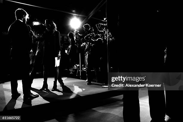 Daniel Radcliffe is interviewed at the 'Imperium' premiere during the 12th Zurich Film Festival on September 30, 2016 in Zurich, Switzerland. The...