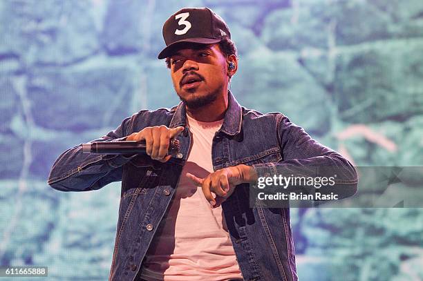 Chance The Rapper performs at the Apple Music Festival at The Roundhouse on September 30, 2016 in London, England.