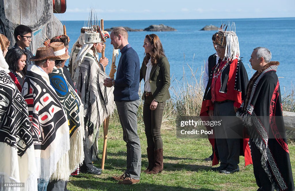 2016 Royal Tour To Canada Of The Duke And Duchess Of Cambridge - Haida Gwaii, British Columbia