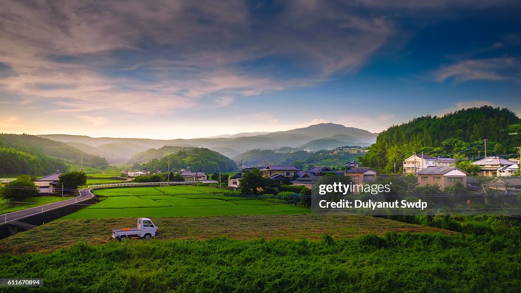 Rural landscape at Saga , Japan