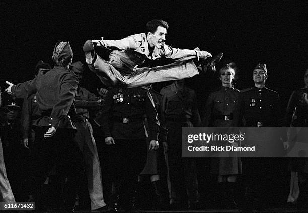 New York City The Russian Red Army tour stop at Town Hall Theater on September 9,1989 in New York City