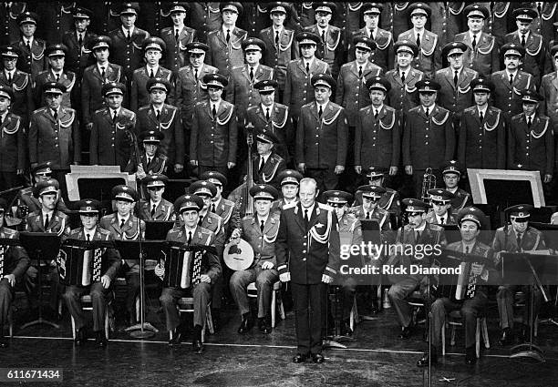 New York City The Russian Red Army tour stop at Town Hall Theater on September 9,1989 in New York City