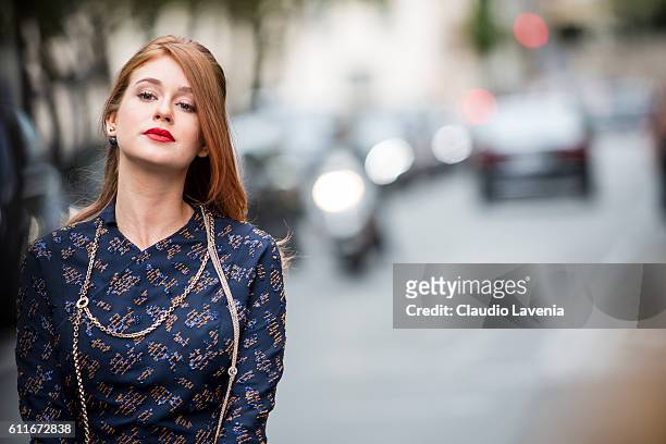 Marina Ruy Barbosa attends the Christian Dior show on day 4 of Paris Womens Fashion Week Spring/Summer 2017,Êon September 30, 2016 in Paris, France.