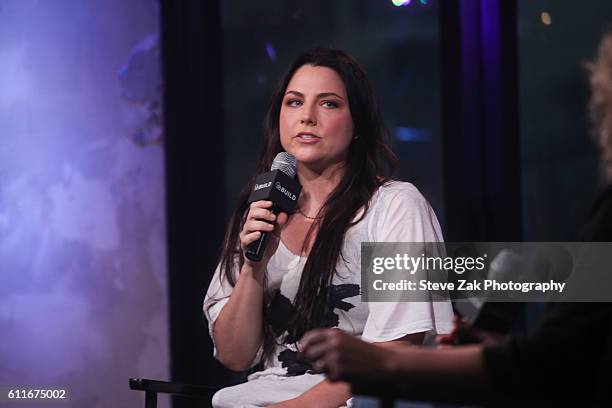 Singer Amy Lee attends Build Series to discuss her new album "Dream Too Much" at AOL HQ on September 30, 2016 in New York City.