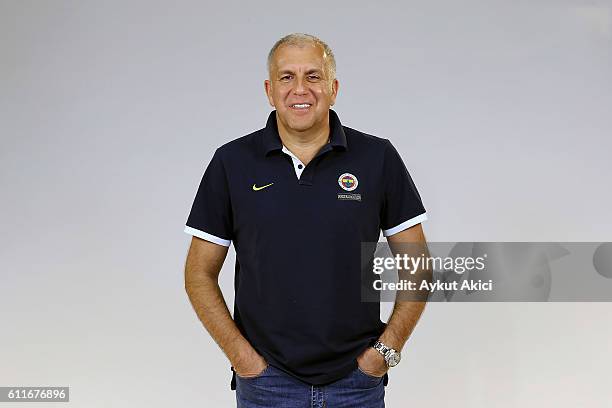 Zeljko Obradovic, Head Coach of Fenerbahce Istanbul poses during the 2016/2017 Turkish Airlines EuroLeague Media Day at Fenerbahce Ulker Sports Arena...