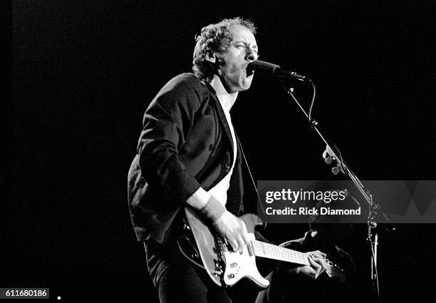 Mark Knopfler of Dire Straits performs at The Agora Ballroom in Atlanta, Ga. On November 8, 1980