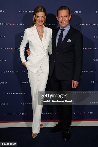 Festival director Nadja Schildknecht and CEO Tommy Hilfiger and PVH Daniel Grieder at the Tommy Hilfiger Dinner in celebration of the 12th Zurich...